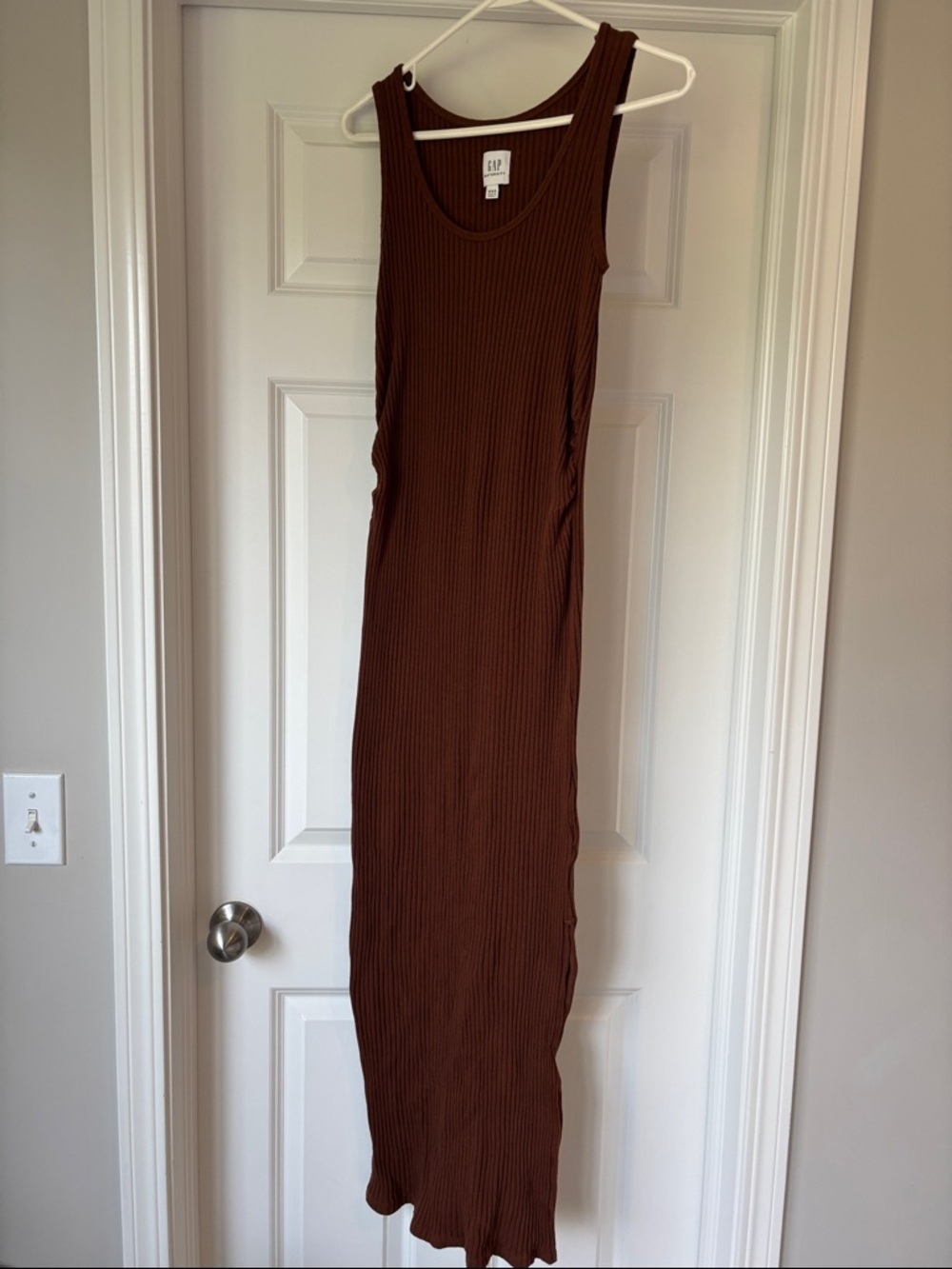 Gap Maternity Ribbed Maxi Dress